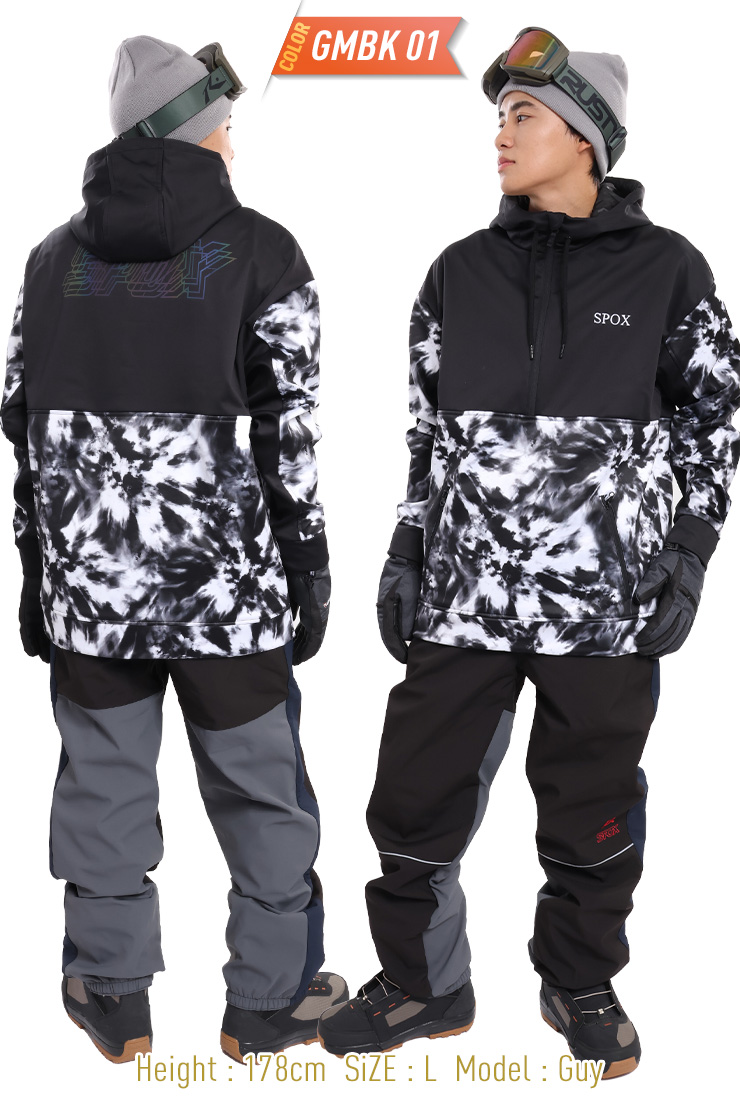 スノーボードウェア 上下セット SPOX スポックス ボンディング 防水