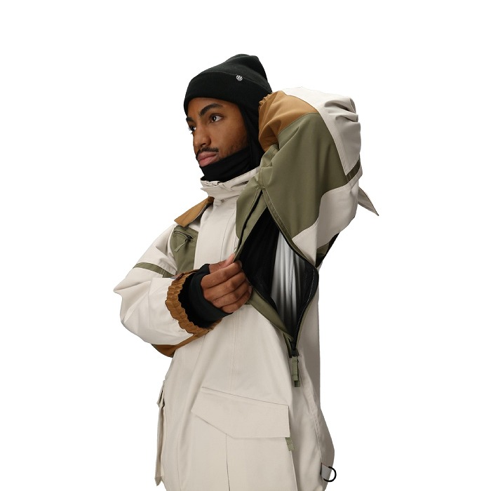 686 シックスエイトシックス M2W133 2001 TRANSFER JACKET LIMESTONE