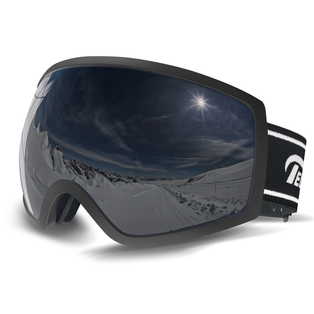 スキー ゴーグル メガネ対応 スノーボード UVカット レディース メンズ