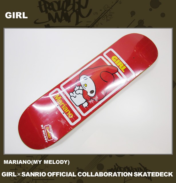 □GIRL［ガール］ GIRL×SANRIO OFFICIAL COLLABRATION SKATEDECK