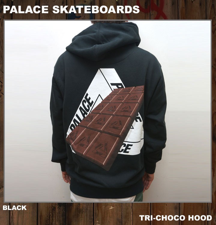PALACE SKATEBOARDS パレス パーカー TRI-CHOCO HOOD ブラック 黒