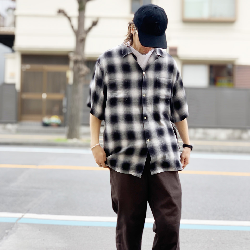 TOWNCRAFT（タウンクラフト） 全2色 オンブレチェックシャツ レーヨン