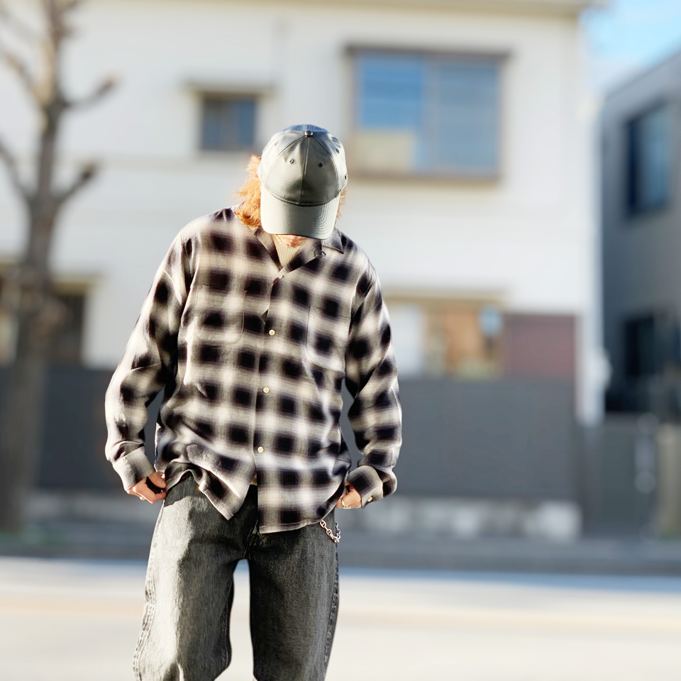 TOWNCRAFT（タウンクラフト） 全2色 オンブレチェックシャツ レーヨン