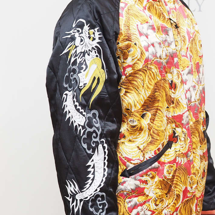 HOUSTON（ヒューストン） スーベニアジャケット スカジャン 中綿 百