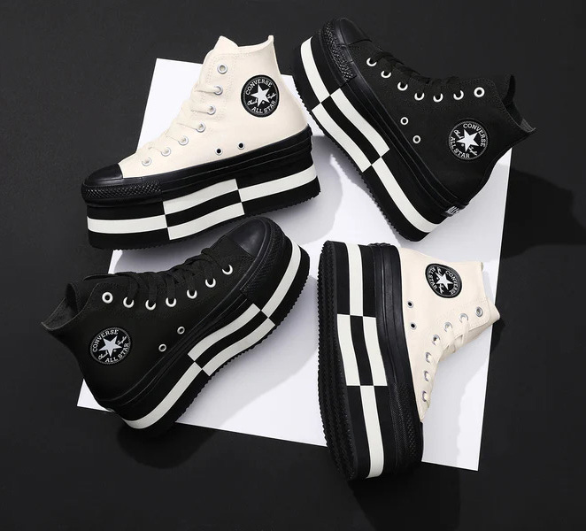 ALL STAR コンバース オールスター チャンキーブロック HI ブラック