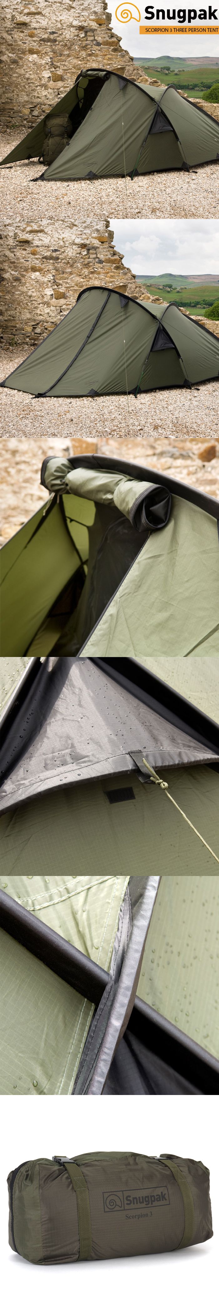 Snugpak（スナグパック） 3人用テント SCORPION 3 92880 Olive