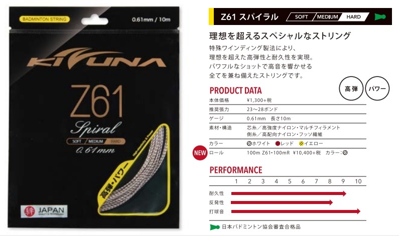 KIZUNA KIZUNA Z61スパイラル 200mロール / Z61S-R / キズナ