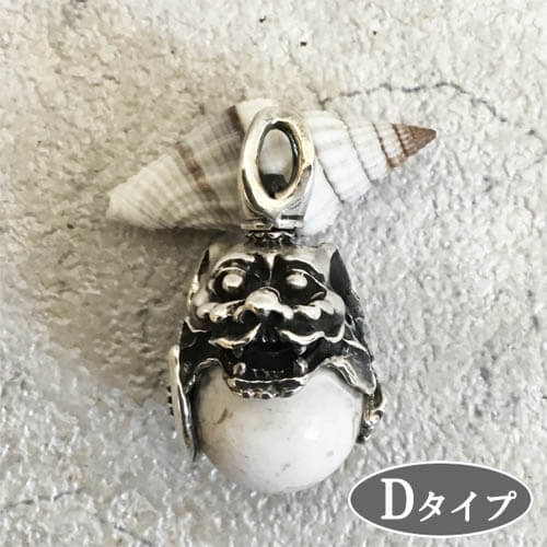 ハヌマーン ホワイトバッファロー シルバー925 ペンダント トップ 神猿