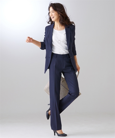 ニッセン（nissen） 爆買 スーツ レディース パンツスーツ 洗える