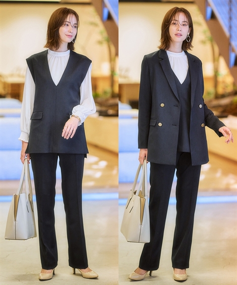 ニッセン（nissen） 爆買 スーツ レディース パンツスーツ