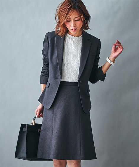 ニッセン（nissen） スーツ レディース ビジネス スカート 洗える