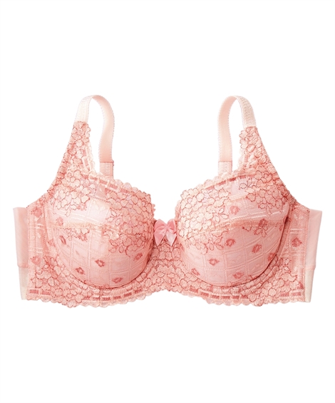 ニッセン（nissen） ブラジャー ワイヤー入り レディース 脇ヘム フル