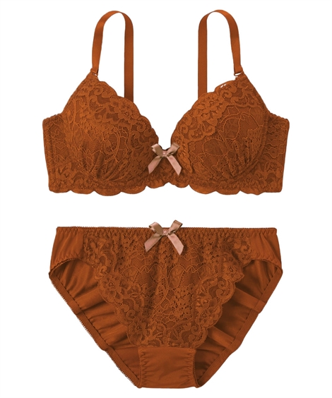 ニッセン（nissen） ブラジャー ショーツ セット 大きいサイズ