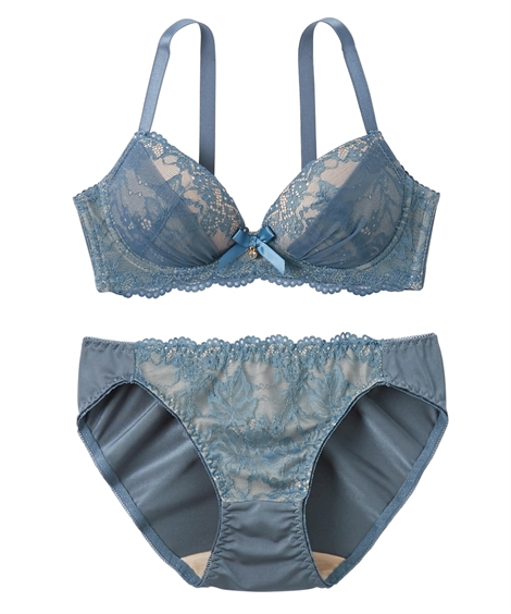 ニッセン（nissen） ブラジャー ショーツ セット レディース ヌーディ