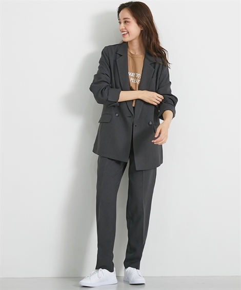 ニッセン（nissen） スーツ パンツ レディース ダブルブレスト