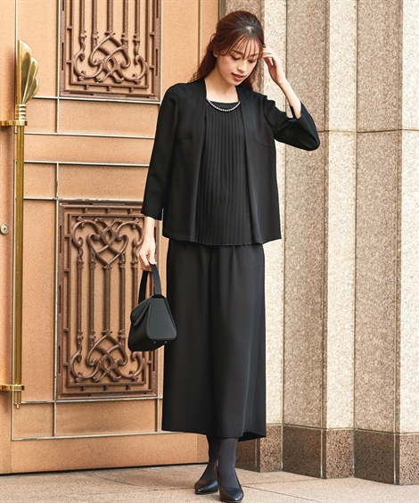 ニッセン（nissen） 喪服 スーツ パンツ 大きいサイズ レディース 礼服