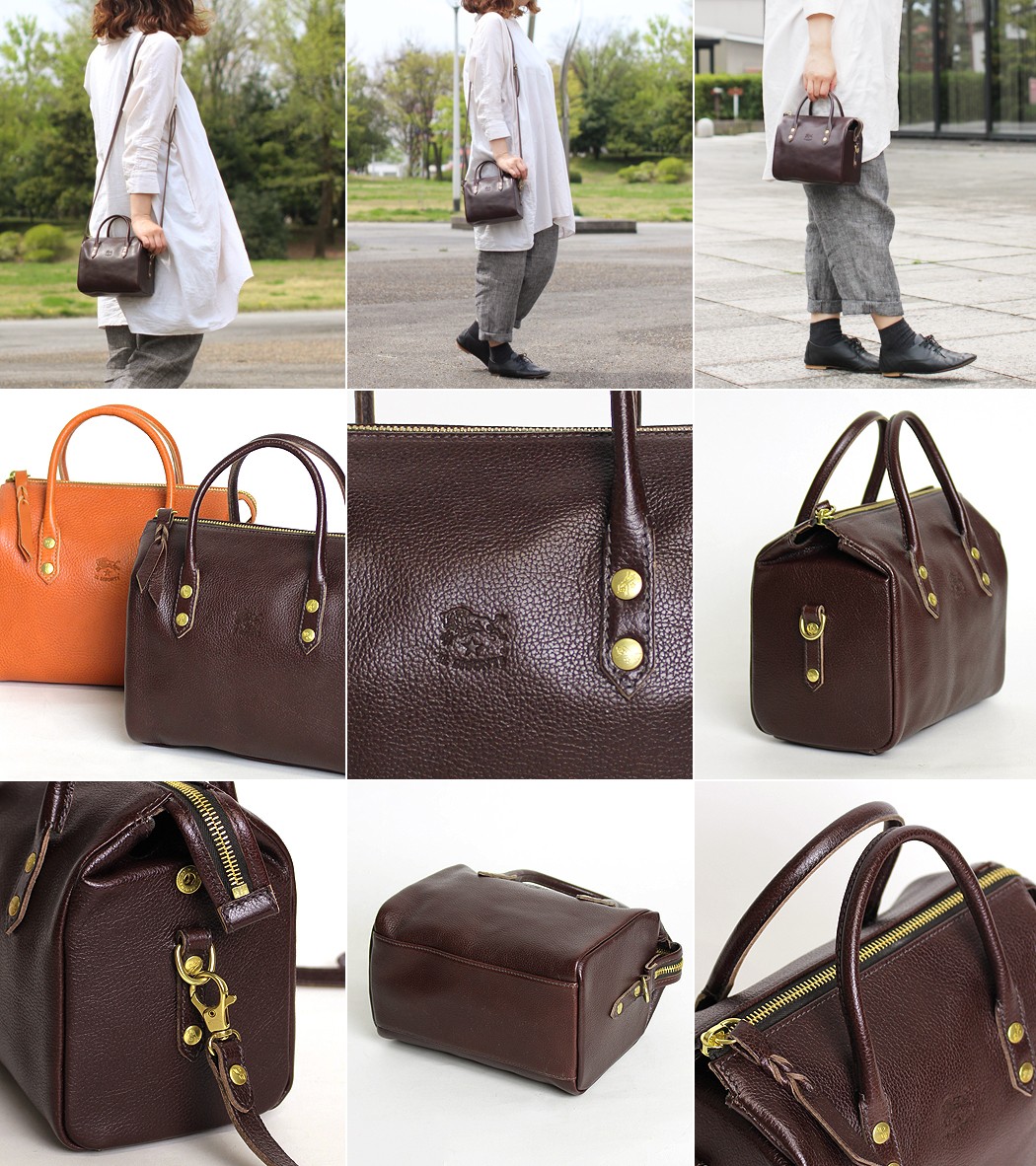 IL BISONTE（イルビゾンテ） バッグ ボストンバッグ 2WAYミニボストン