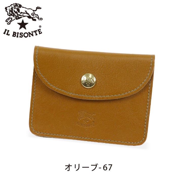 IL BISONTE（イルビゾンテ） カードケース ラウンドフラップカード