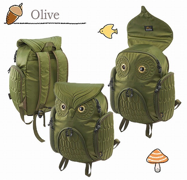 フクロウ リュック MORN CREATIONS モーンクリエイションズ ミミズク
