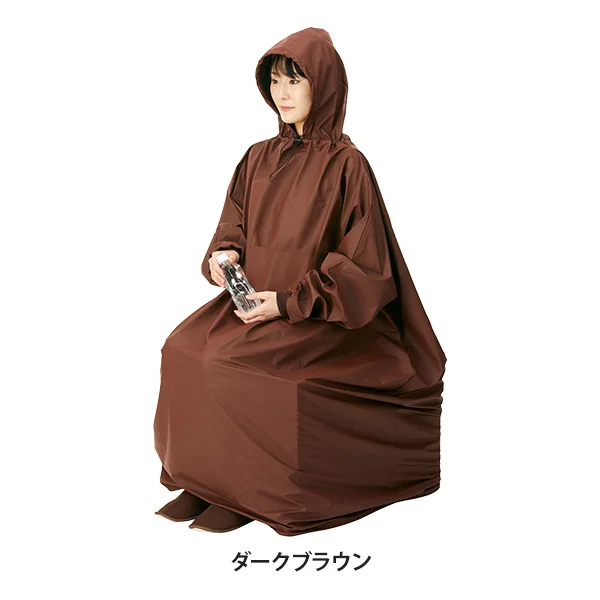 よもぎ蒸し よもぎ蒸しマント フード付 ポケット付 マント 自宅 家庭用