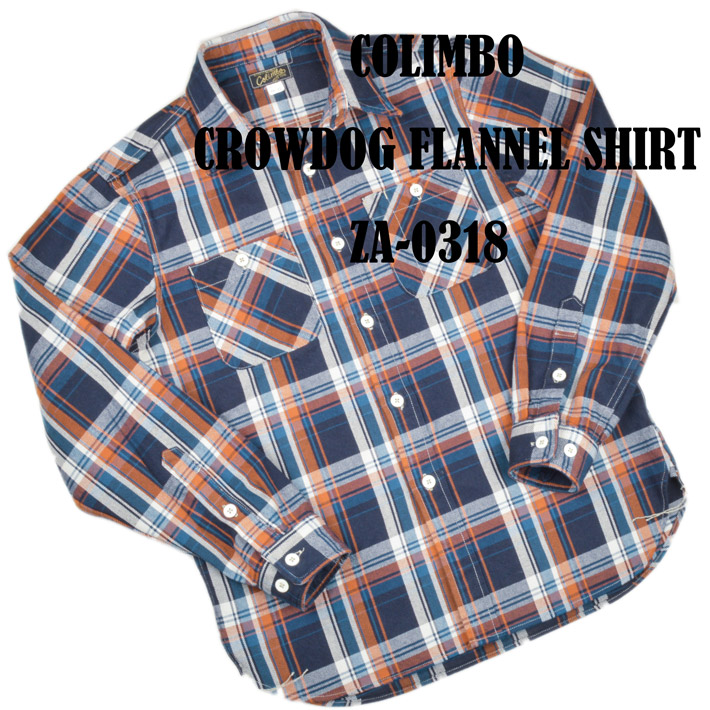 コリンボ コリンボ（COLIMBO）ネルシャツ CROW DOG FLANNEL SHIRT ZA