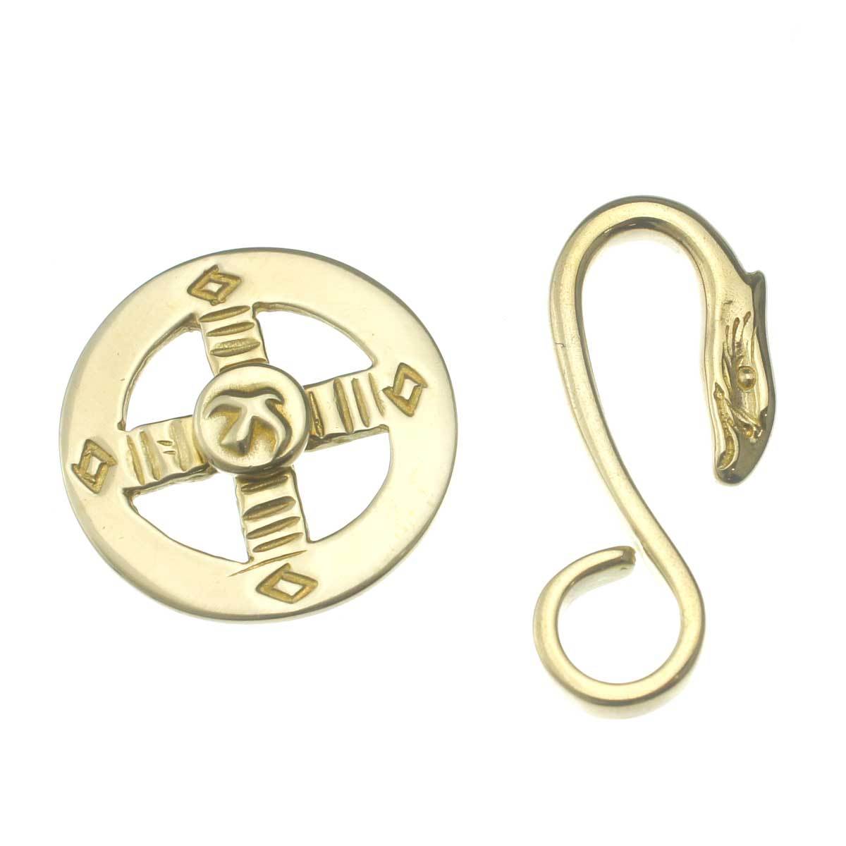 メンズ ネックレス ペンダント 全金イーグルフック金メタル付き金