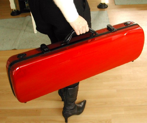 新品アウトレット】グラスファイバー 角型バイオリンハードケース