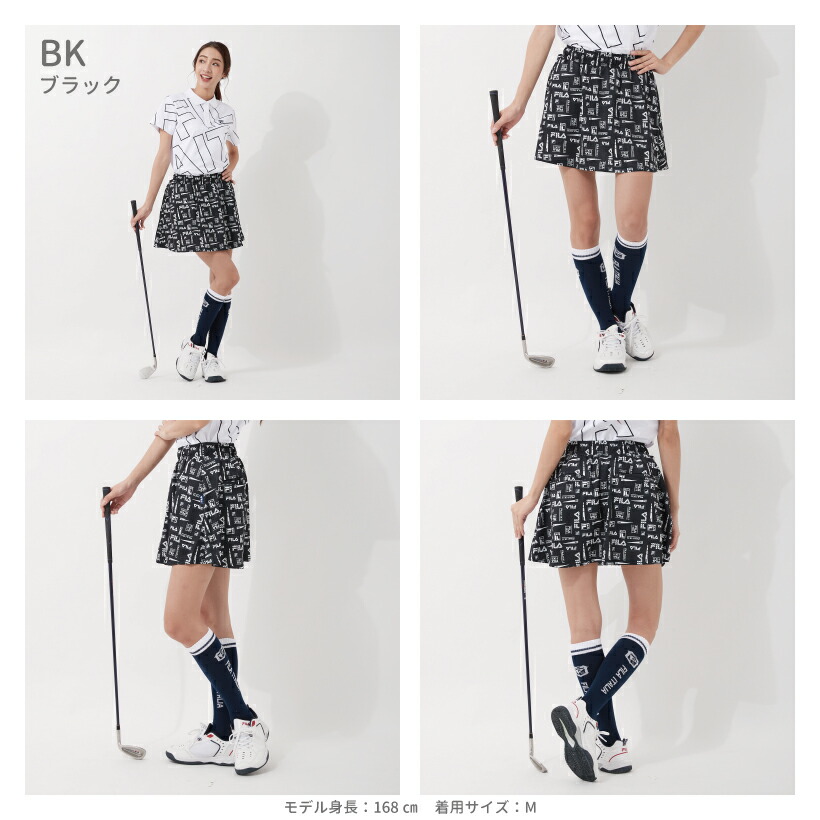 FILA（フィラ） ゴルフウェアレディース スカート インナー付きパンツ