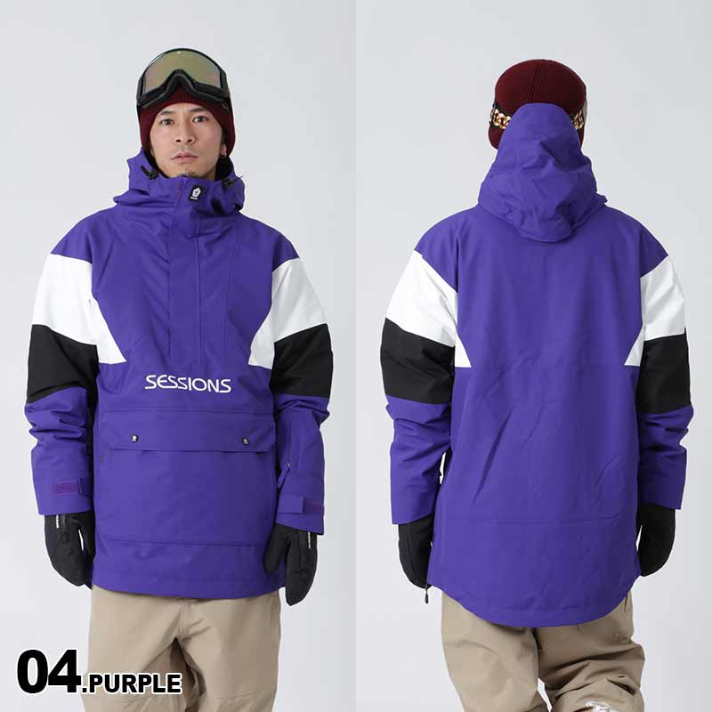 SESSIONS/セッションズ メンズ スノーウェア プルオーバー ジャケット