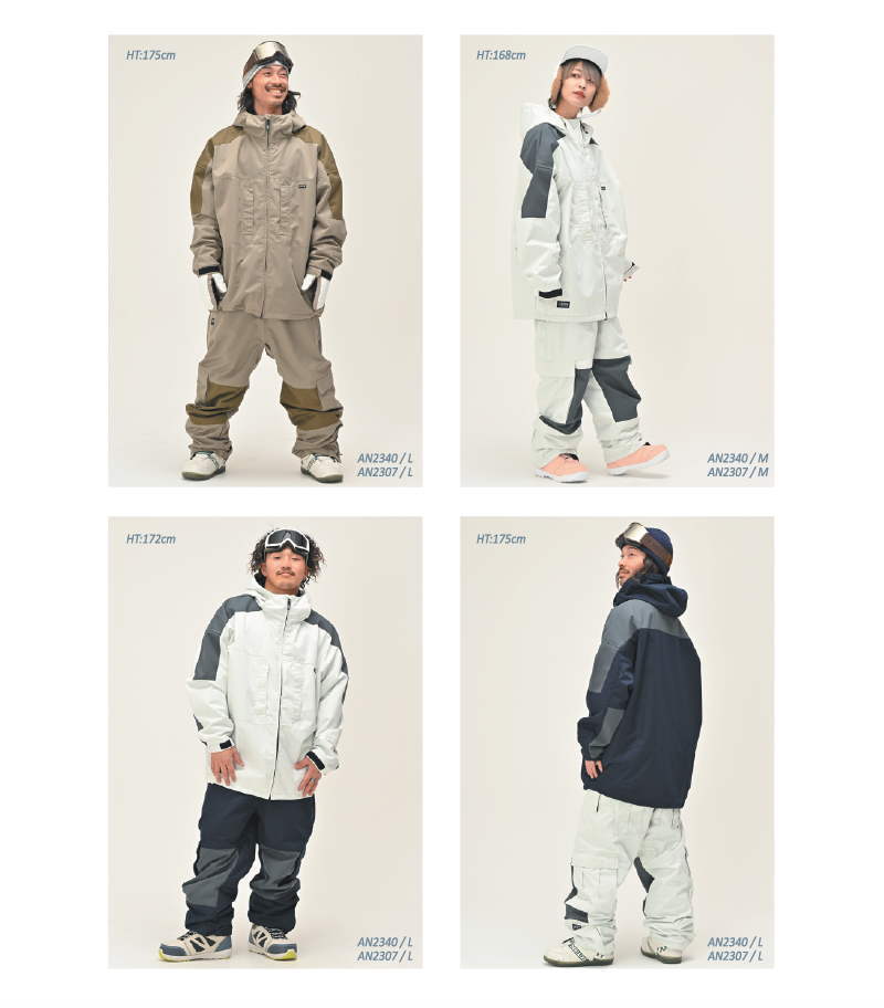 ○ 23-24 ANTHEM CAPTURED JACKET WHITE STEEL GRAYAN2340 アンセム