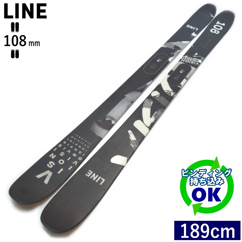 LINE VISION 108[189cm/108mm幅]23-24 フリースキー オールマウンテン