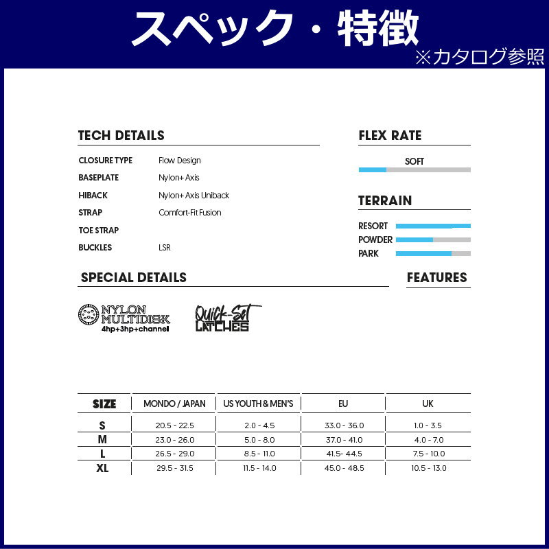 24-25 NIDECKER FLOW NEXUS FUSION カラー:AQUA Lサイズ ナイデッカー