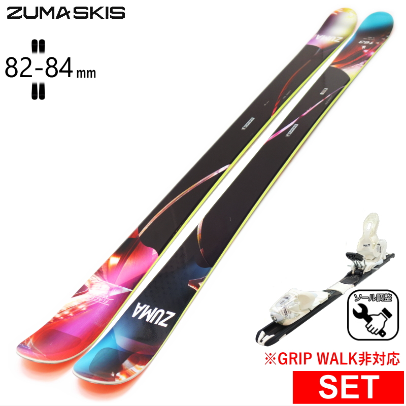 センター幅82mm 163cm|169cm]ZUMA FLAGEA+XPRESS 10 26モデルスキー板