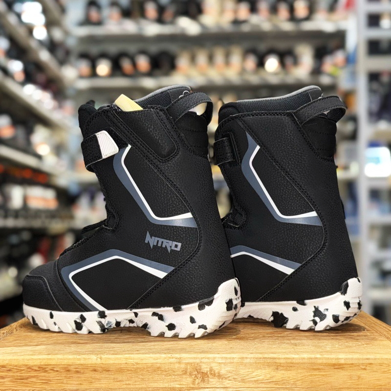 ラスト1点】 【OUTLET】23-24 NITRO DROID QLS Black White Charcoal