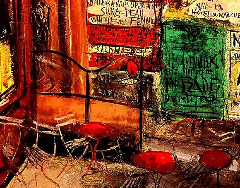 複製画A3(額無し) 佐伯祐三 全15種 マイクロファイバー製