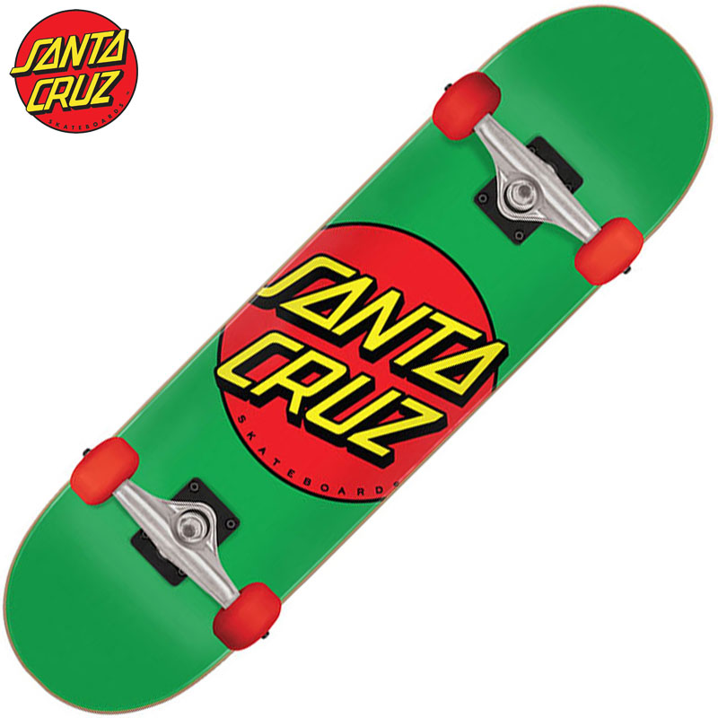 サンタクルーズ SANTA CRUZ CLASSIC DOT MID COMPLETE DECK(グリーン