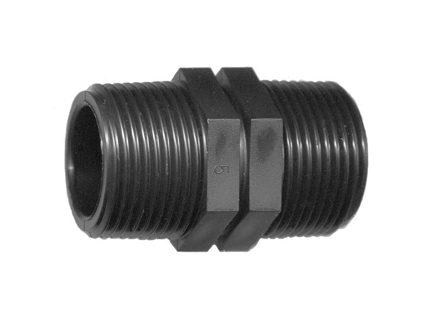 ニップル KN13 1/2”オスネジ（13mm） 樹脂継手 水回り 配管 水道 散水