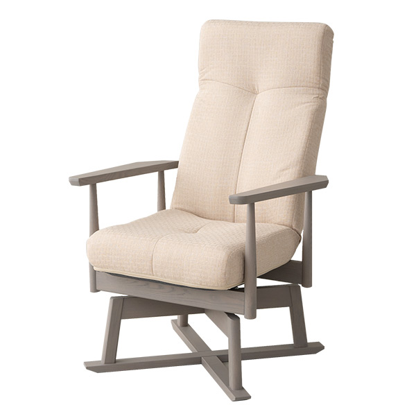 EMOOR（エムール） 回転高座椅子 リクライニングチェア ストッパー