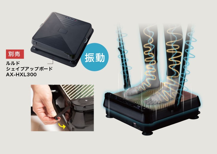 ルルド EMS パッド EMSシートプラス AX-FRL901BK 乗るだけ