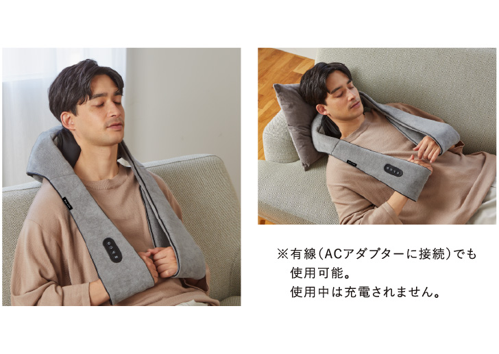 TOR（アテックス） ネックマッサージャー コードレス AX-HP121 TOR