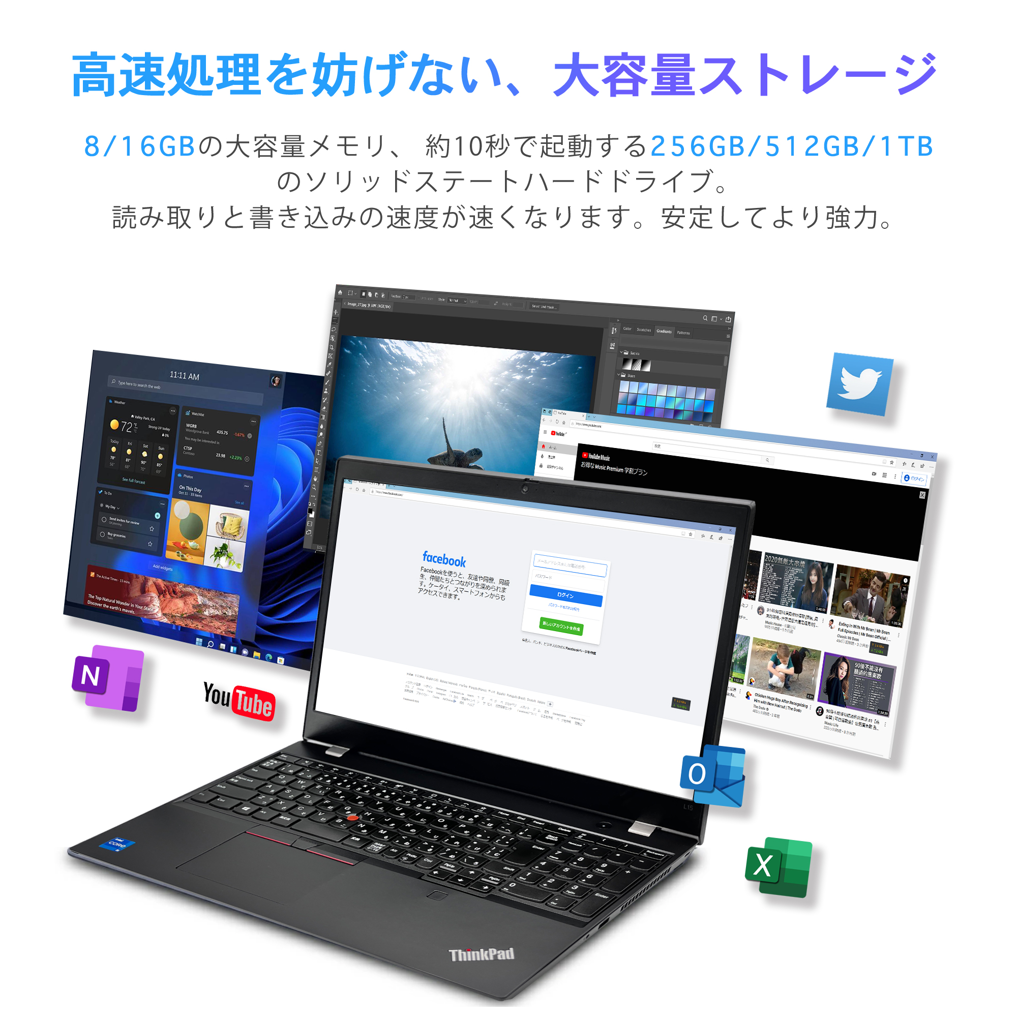Lenovo（レノボ） 中古ノートパソコン Lenovo ThinkPad L15 Gen3 第12