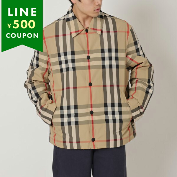 BURBERRY（バーバリー） ジャケット コーチジャケット ベージュ メンズ