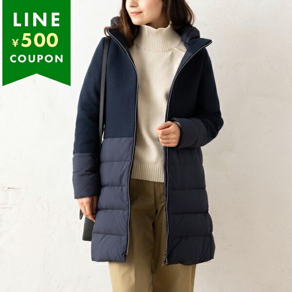 HERNO（ヘルノ） ダウンジャケット コート ネイビー レディース HERNO