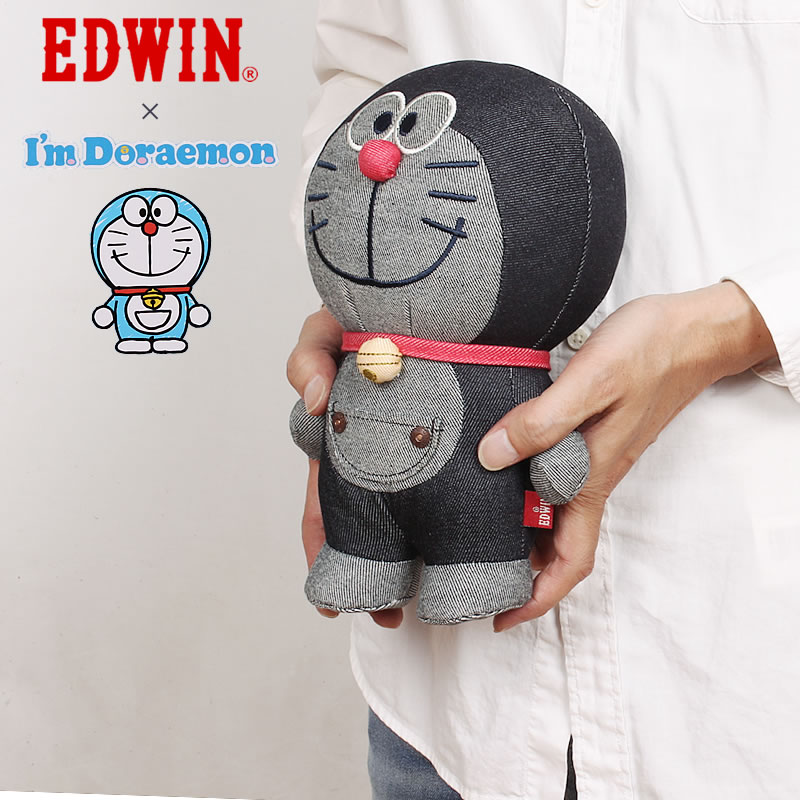 EDWIN（エドウィン） ☆ ドラえもん オールデニムぬいぐるみ