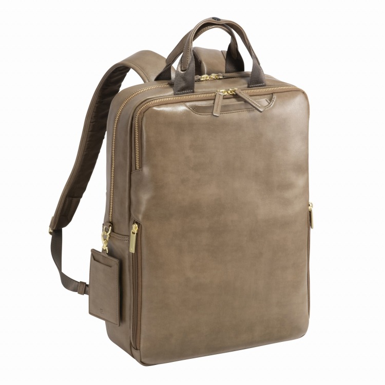 ace. 公式 ビジネスリュック レディース レザー調 14.0インチノートPC