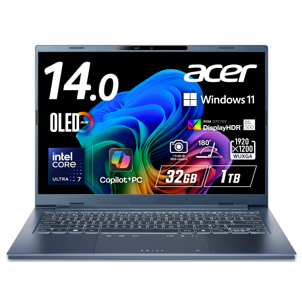 acer（エイサー） ノートパソコン Swift Go 14 AI インテル Core Ultra