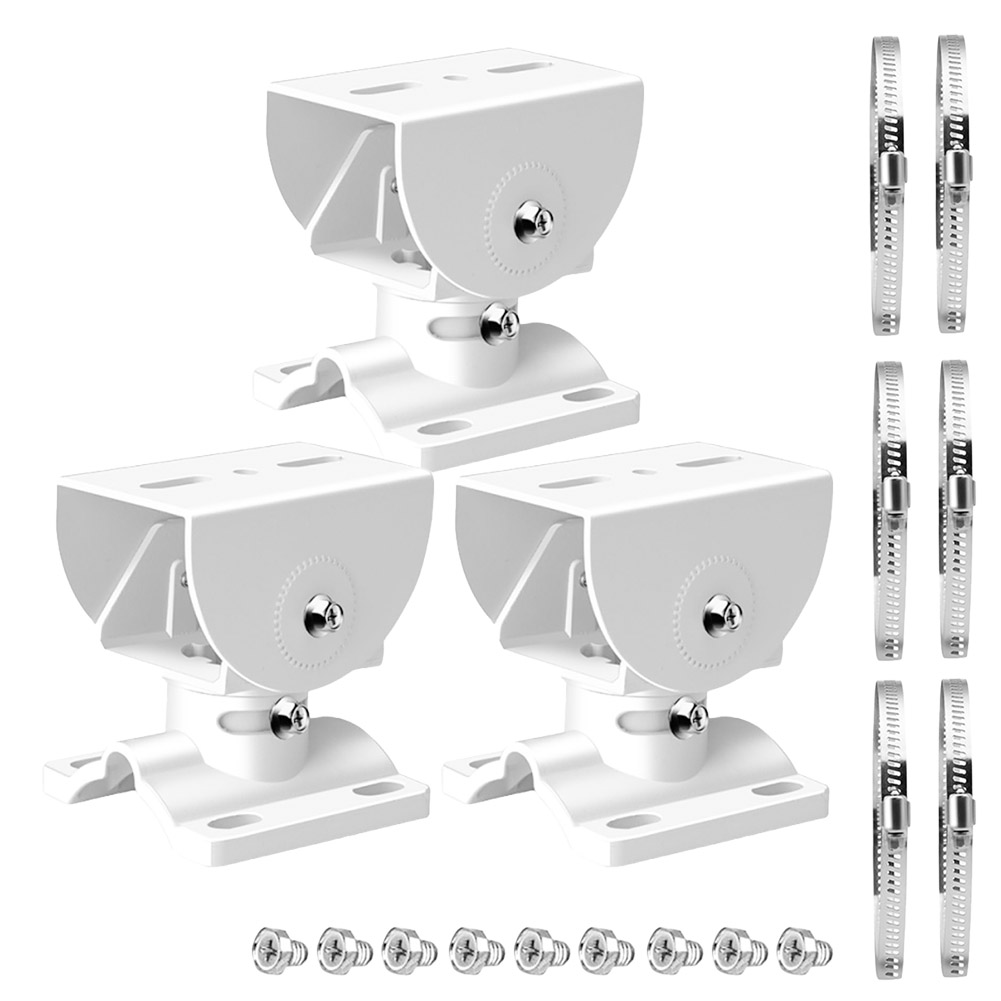 爆買 防犯カメラ ポール 3個セット 取付金具 ブラケット ドーム型 CCTV