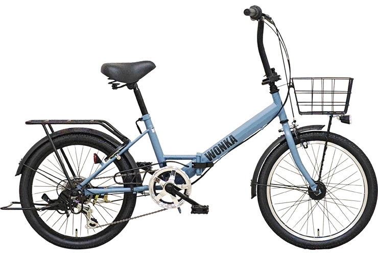 2/27-3/1 ポイント5倍 WONKA FOLDING ウォンカ 折畳 20型 外装6段変速