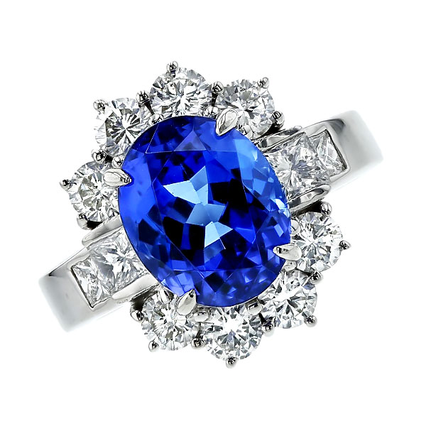 タンザナイト リング 5ct プラチナ Pt 鑑別書付 爆買 : エメット