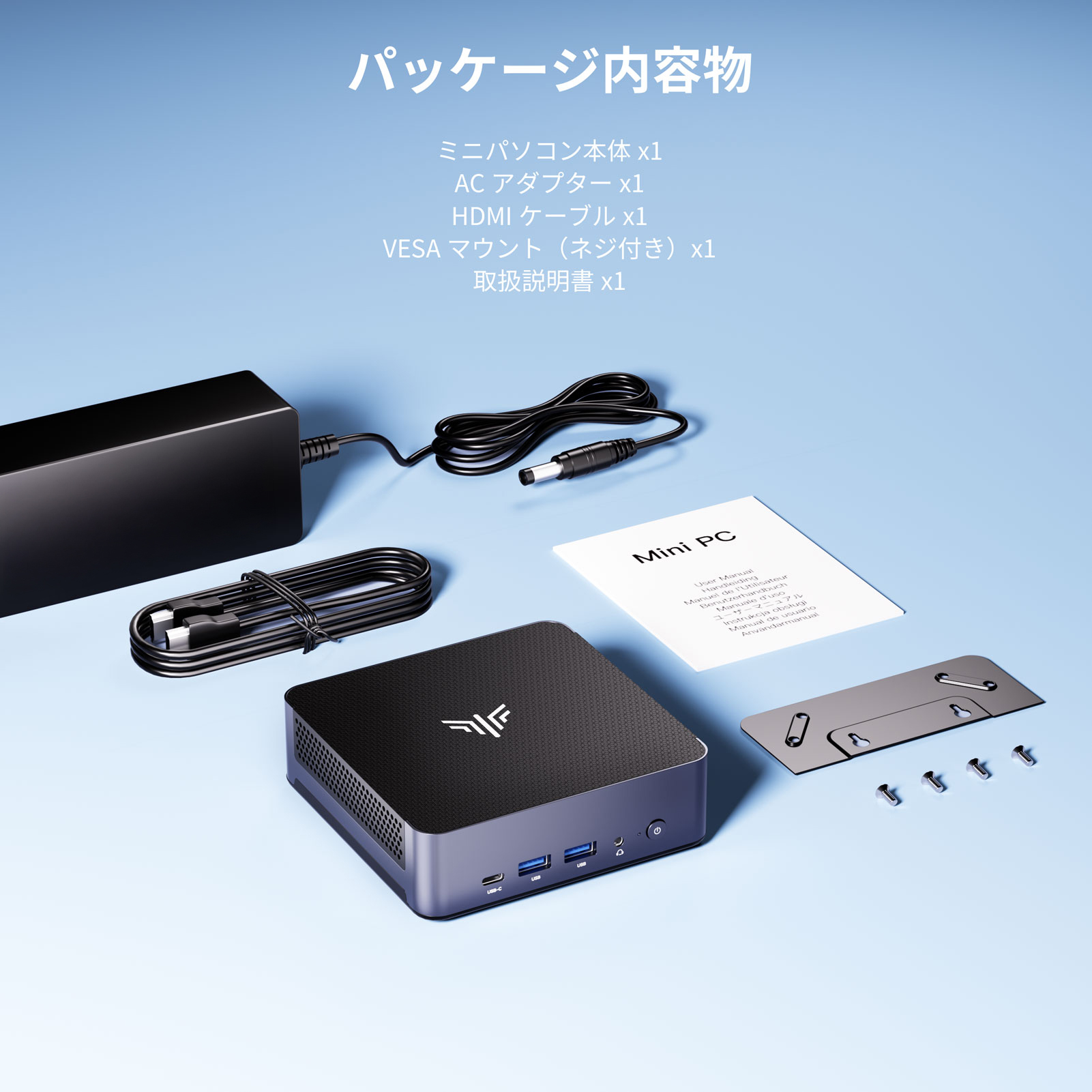 NiPoGi ミニpc Ryzen 7 8745HS mini pc 32GB DDR5-5600 1TB M.2 NVME